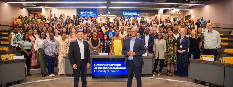 GIBS welcomes UP Vice-Chancellor Prof. Francis Petersen on his first official visit to the campus